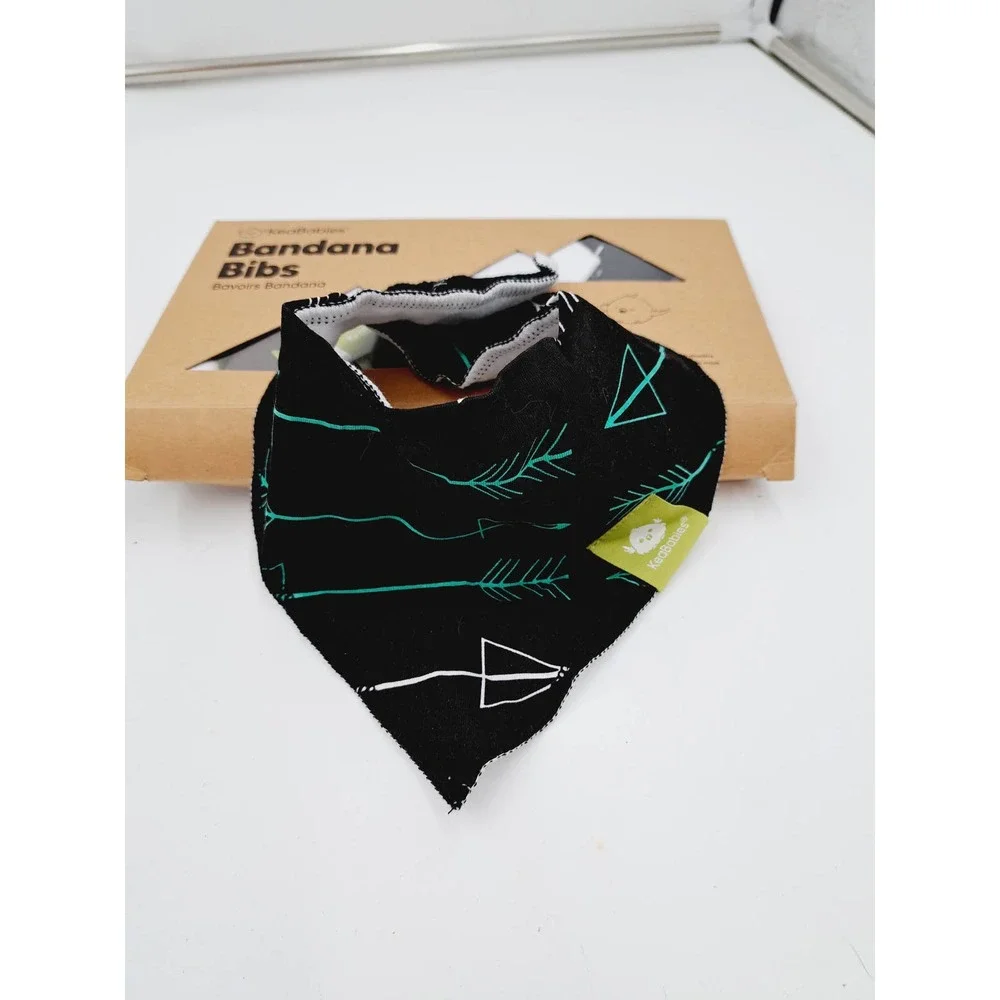 New Organic Adjustable Soft KeaBabies Bandana bibs 8 Qty Open Box for pictures